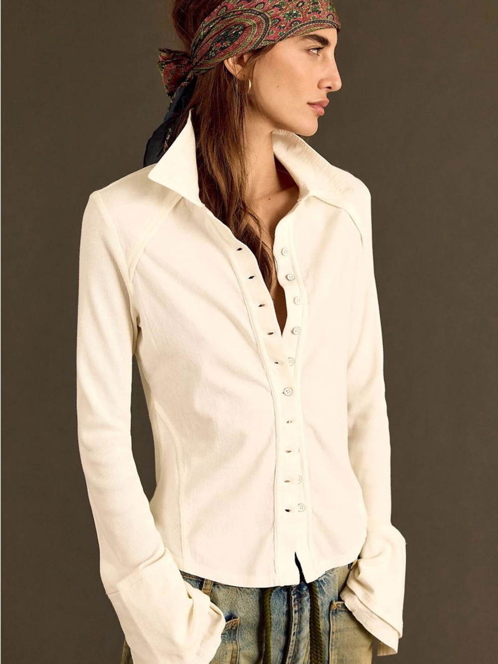 We The Free Happy Valley Burton Down Shirt/ Small